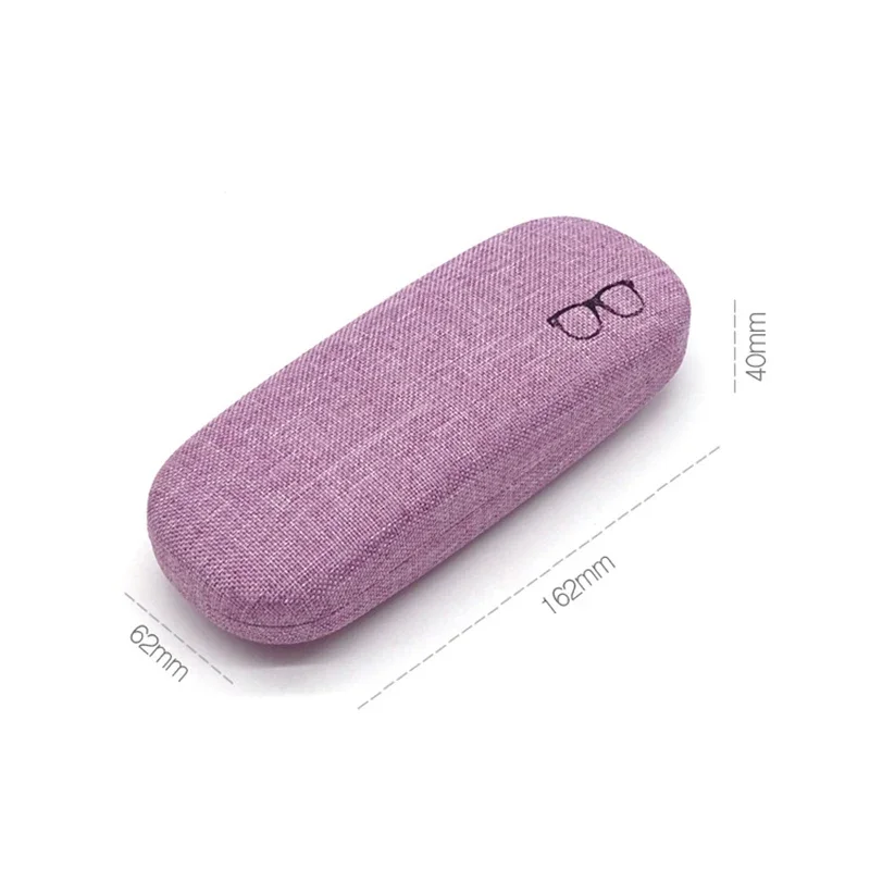 High Quality Glasses Case For Men Women Linen Cloth Eyeglass Cases Cover Hard Portable Spectacles Box Holder Eyewear Storage - view 6