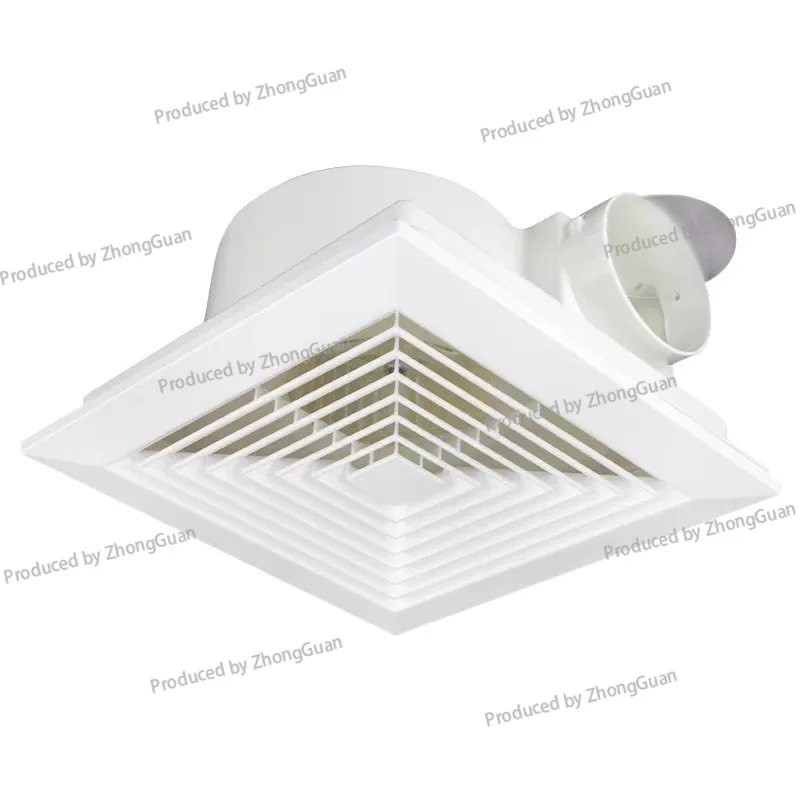 Exhaust Fan Commercial Toilet Household Embedded Integrated Fan Replacement Gypsum Board Gusset Silent