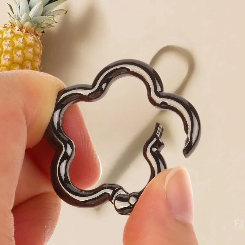 [YU] 5 قطعة نجمة بطة زهرة شكل الربيع حلقة مفتوحة مشبك حلقة تسلق مشبك خاطف لحقيبة جلدية حقيبة يد حزام حزام موصل