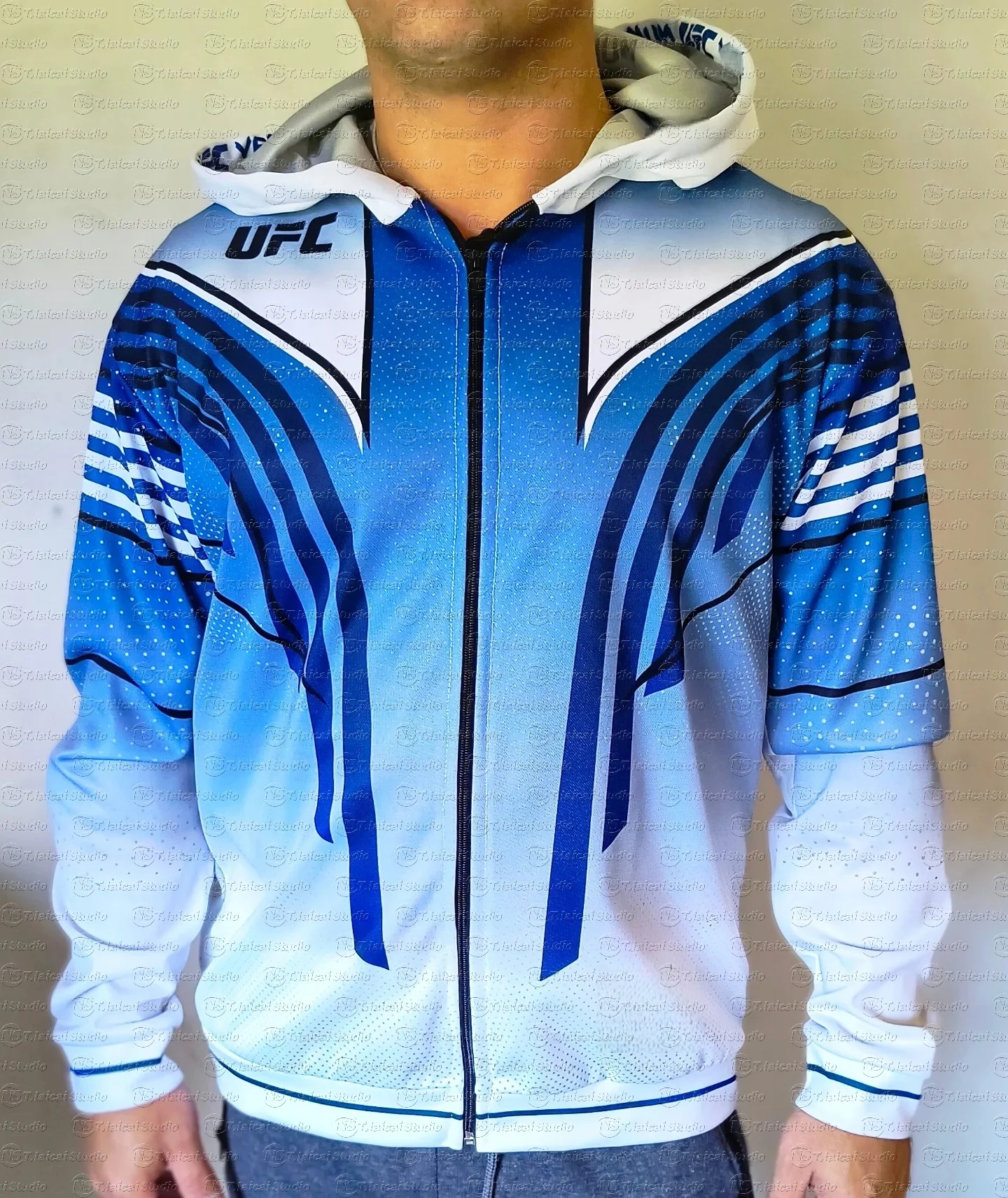 

UFC 3D толстовка с капюшоном, толстовка с длинными рукавами, осень-зима, для мужчин и женщин, большой быстросохнущий дышащий тренировочный топ для бокса