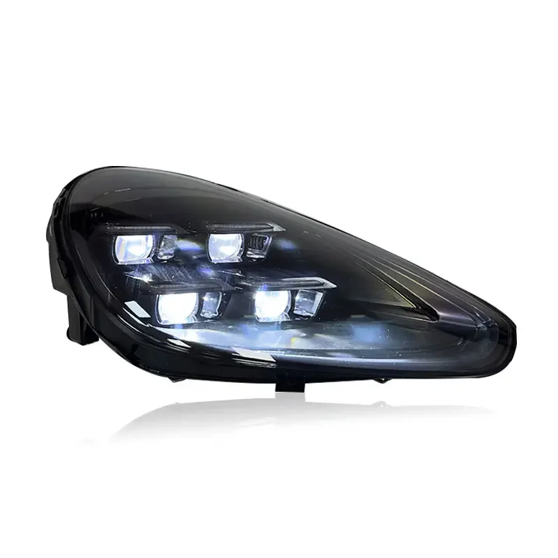 Auto-Autozubehör für Porsche Cayenne 2011–2018 958.1 958.2 Scheinwerfer, neues Upgrade 2024, LED-Matrix-Stil-Scheinwerfer