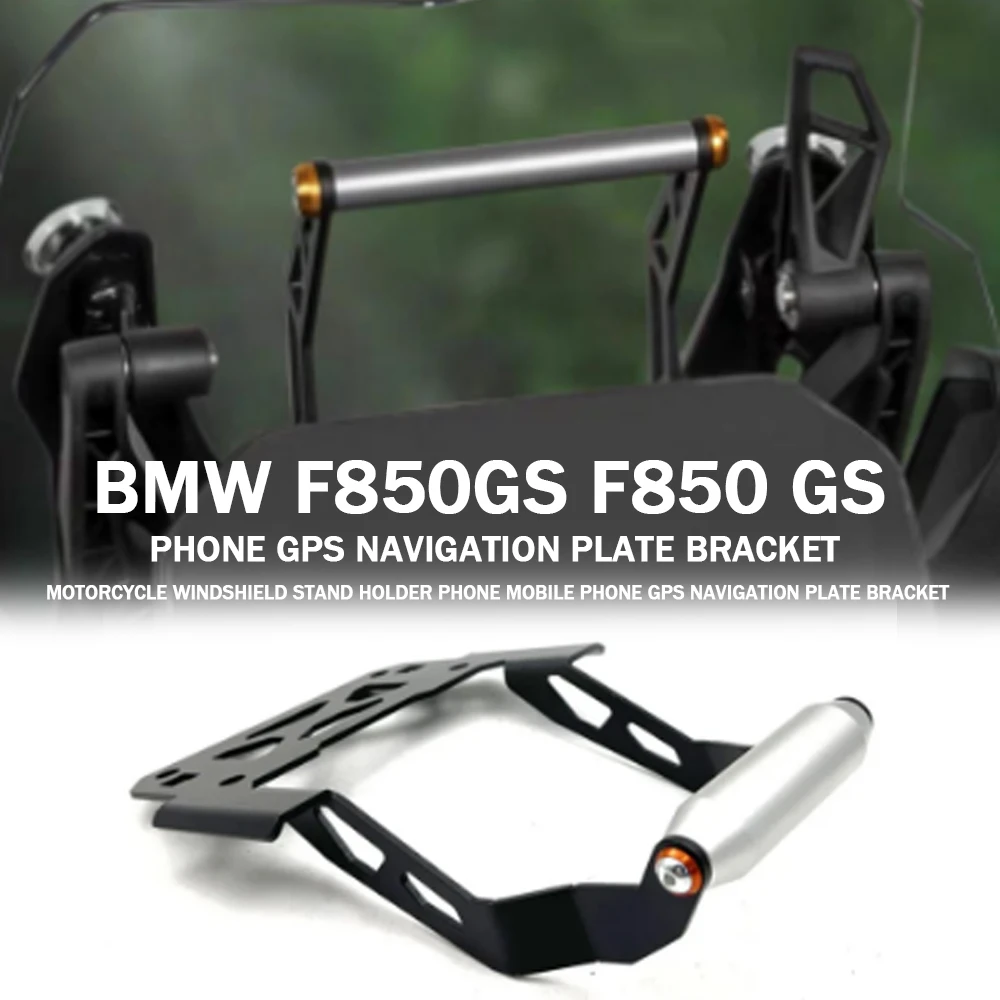 

Motorcycle Windshield Stand Holder Phone Mobile Phone GPS Navigation Plate Bracket For BMW F850GS F850 GS