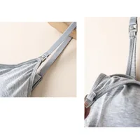2024 Women Maternity Summer Nursing Tank tops Vest Female Breastfeeding Pregnancy Sling Vest Maternity Clothing 6
