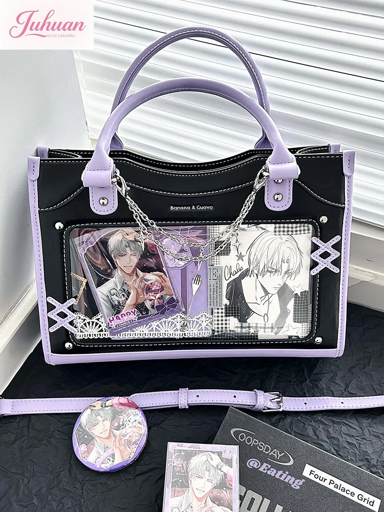 

Japanese Original Cartoon Animation Lolita Daily Lta Bag Women Large Food Peripheral Two-dimensional Portable Messenger Bags