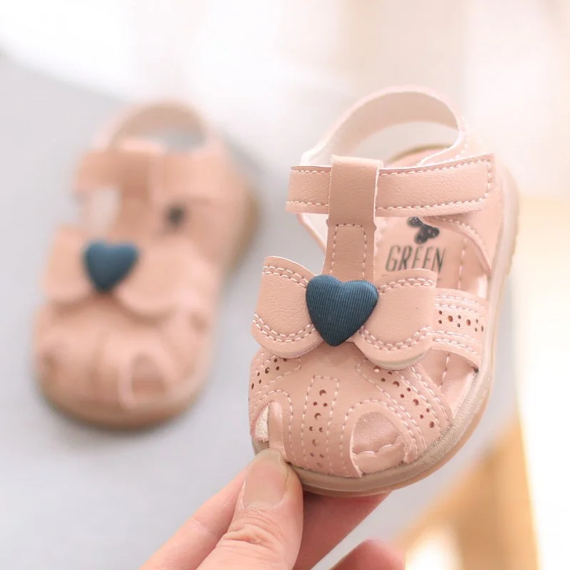 Summer Baby Shoes Girls Sandals 0-2 Year Old Shoe Children Anti-skid Soft Soles Walking Princess Shoes сандалии для девочек