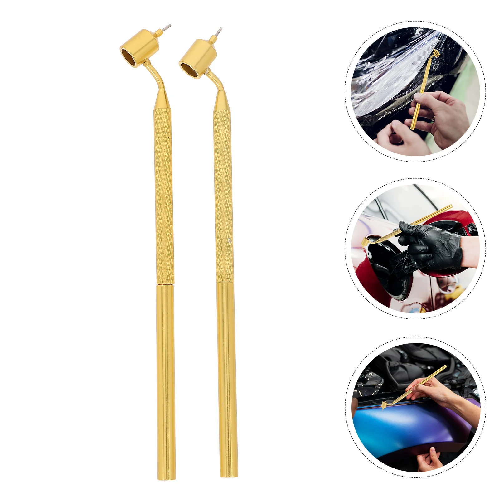 

2Pcs Touchups Paint Pen for Car Scratch Repair Detailing Fine Line Paint Applicator Pen Fluid Writer Precise Auto Touchups Tool