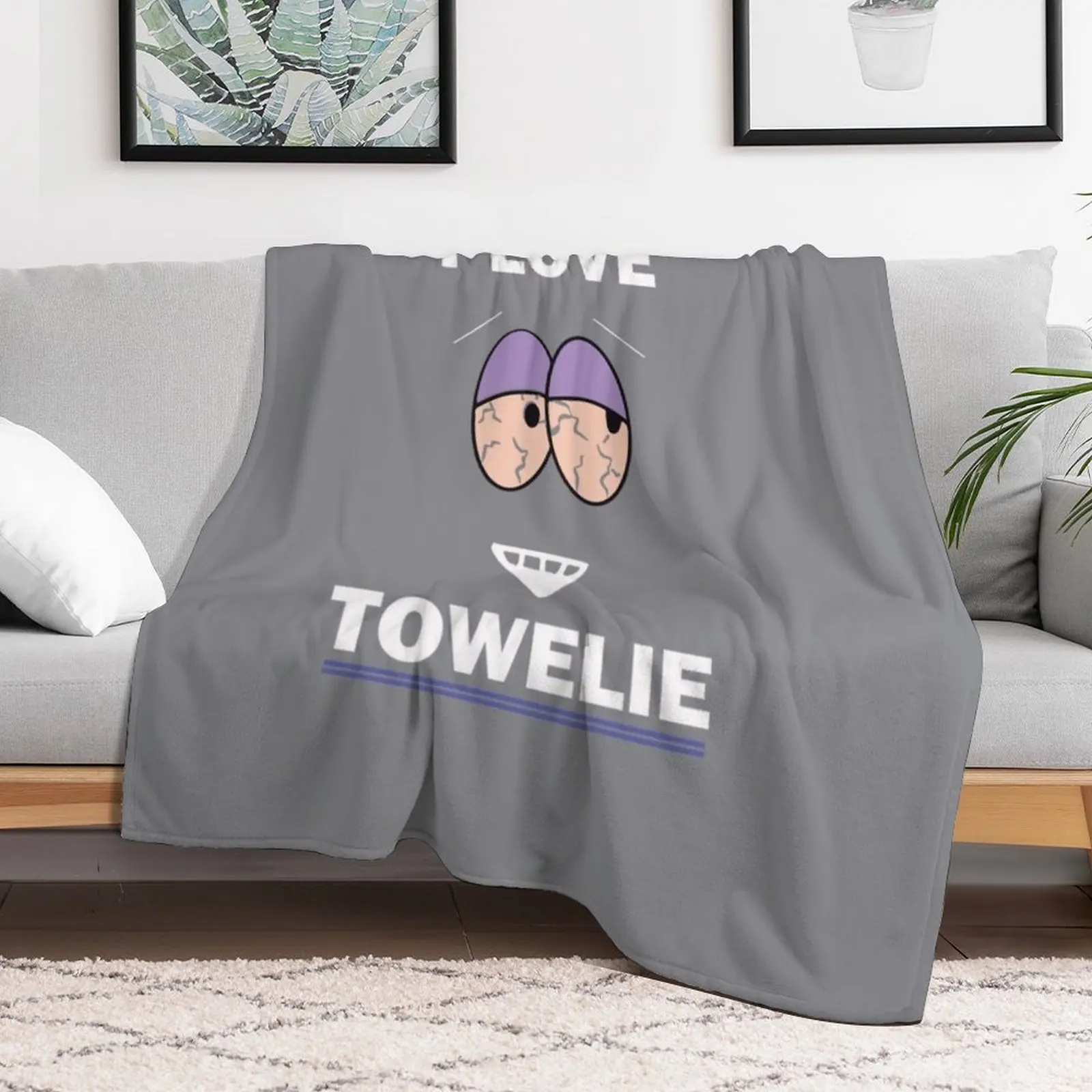 

I Love Towelie South Park eyes Throw Blanket Softest Decorative Sofas For Sofa Thin Blankets