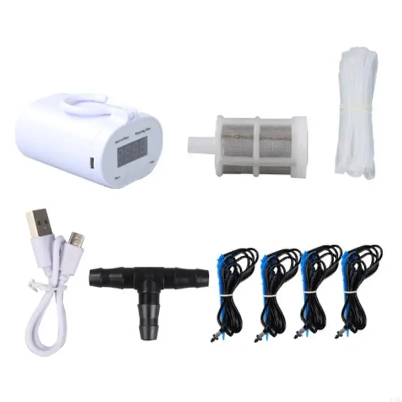  Vacation Plant Irrigation Unit With Two Functions fog And Drop For Inside Outside Cultivation