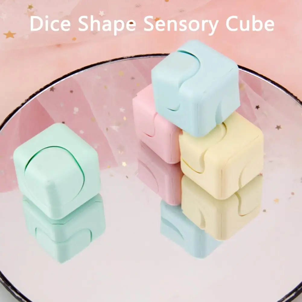 Child Toy Sensory Cube Decompress Cube  Dice Shape Finger Cube Birthday Gift