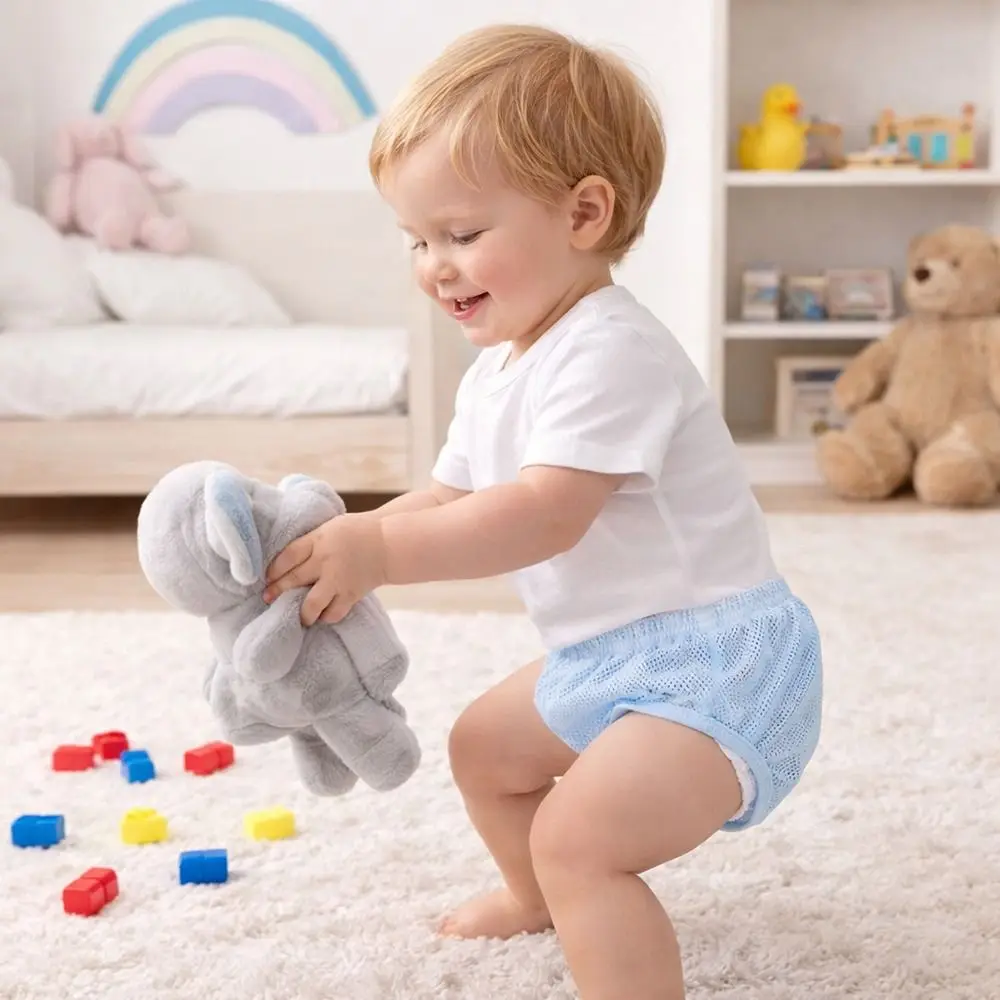 Soft Cotton Training Pants Breathable Leakproof Washable Diaper Absorbent Washable Infant Shorts Newborn