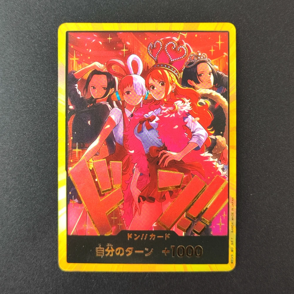 

Коллекционная карта One Piece TCG OPCG с горячим тиснением, японская версия, Your Turn+1000 2025, Боа Хэнкок, текстурированная, аниме, коллекционные карты, игрушки