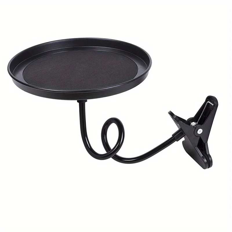 

Versatile Car Travel Dining & Beverage Holder - Round Tray For Food, Drinks & Phone - Perfect For Road Trips- Multipurpose