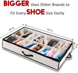 Dust Mattress Shoe Storage Bag, Bed Bottom Storage Box, New