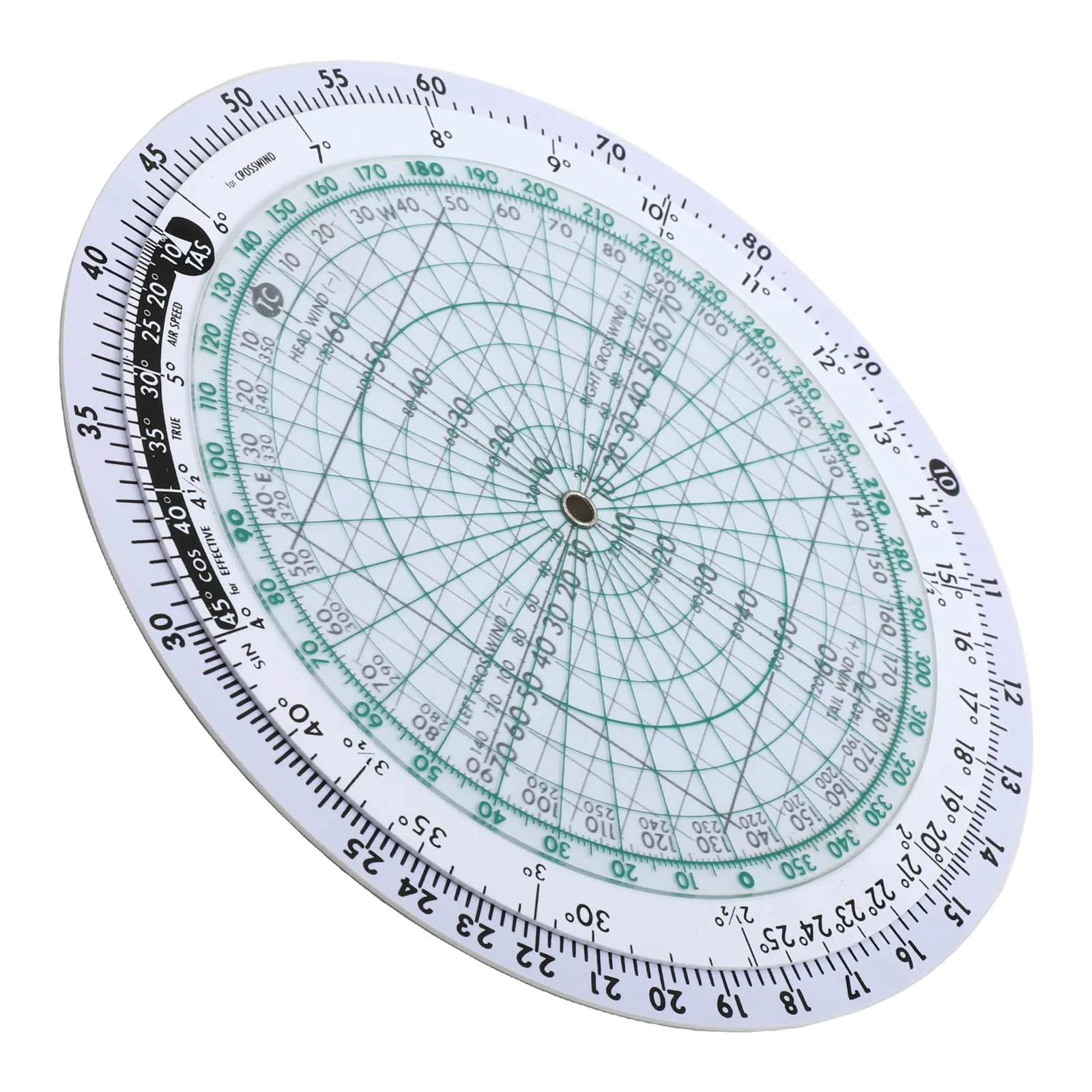 Flight Ruler E6B-R Flight Computer Aviation Plotter Slide Rule For Aviation Flight Train Circular Navigation Calculation Ruler