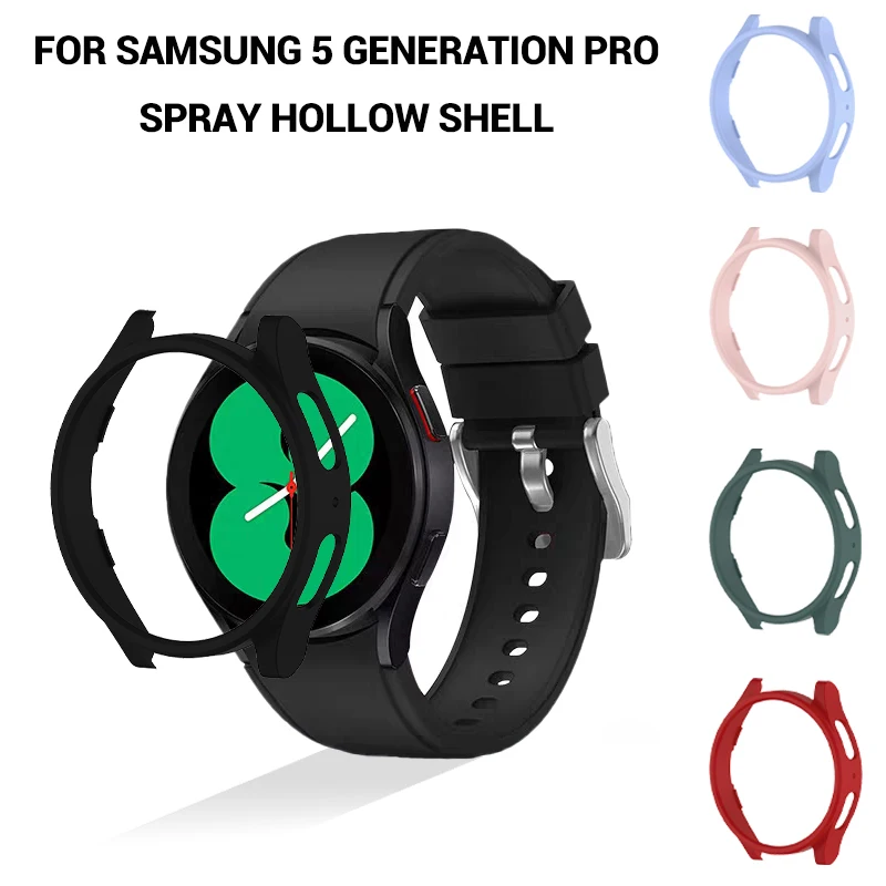 PC material frosted watch protective case suitable for Samsung Galaxy Watch 5 series 45mm dust-proof case