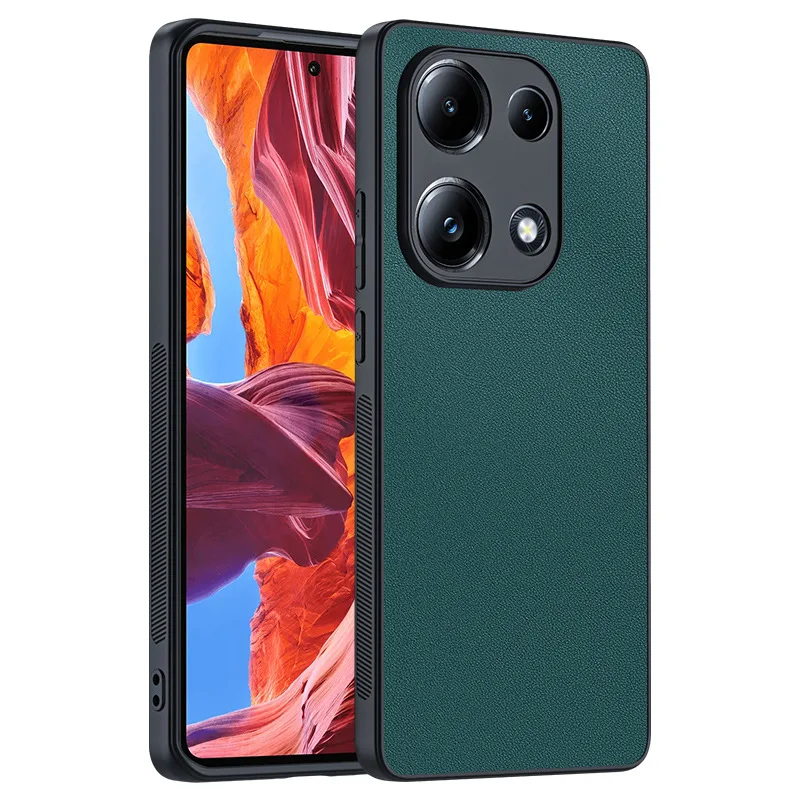 Fashion Carbon Fiber Case For Xiaomi Redmi Note 13 Pro 4G Cover Anti-knock Luxury Cases For Xiaomi POCO M6 Pro 4G