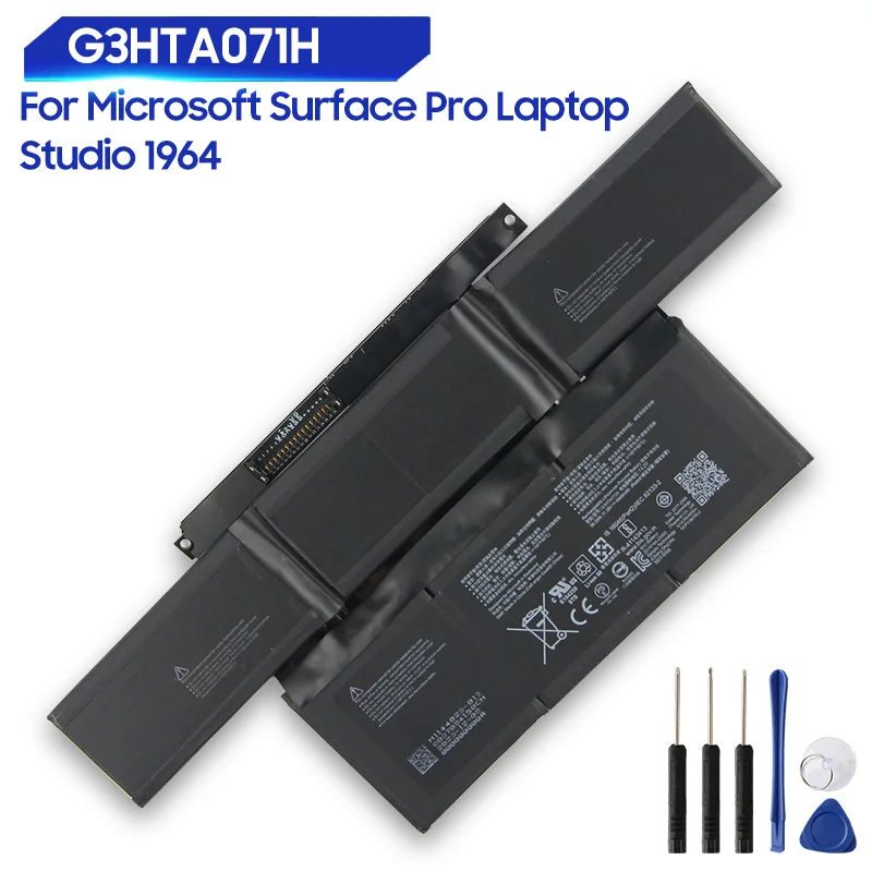 Replacement Battery G3HTA071H For Microsoft Surface Pro Laptop Studio 1964 G3HTA072H Rechargable Batteries 4948mAh