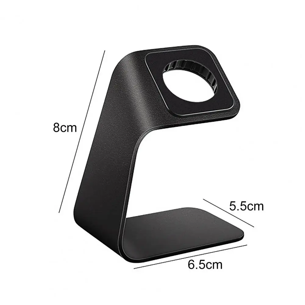 Charging Cradle Portable Easy to Place Aluminum Alloy Universal Desktop Watch Stand Charger Holder Wide Compatibility