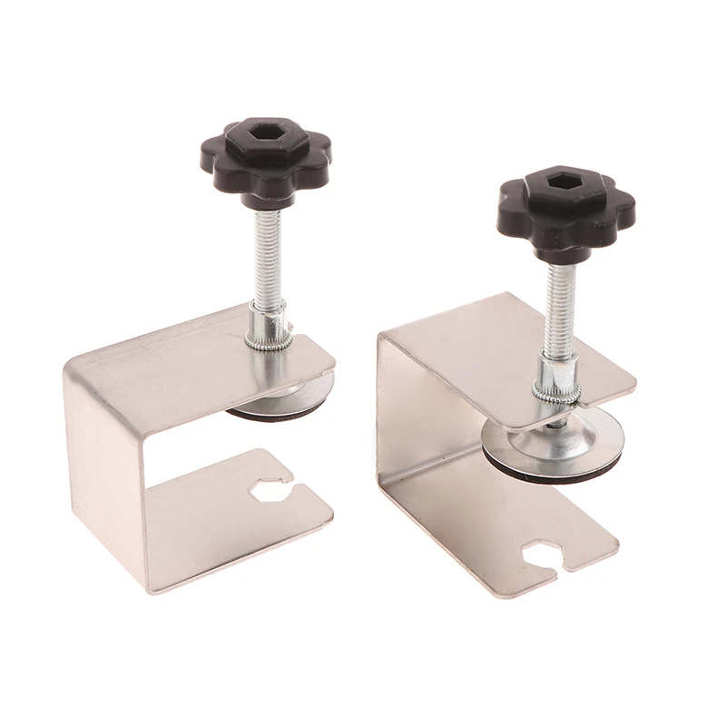 2PCS New Woodworking Jig Cabinet Tool Steel Drawer Panel Clips Home Furniture Accessories Front Installation Clamps Hand Tool