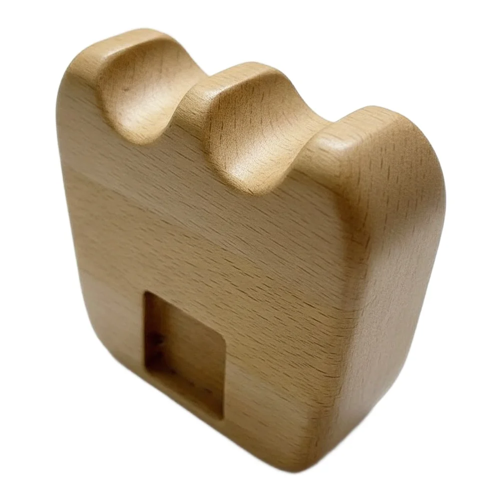 

For Billiards Hall Billiard Cue Rack Table Edge Clip Solid Wood Construction Compact For Tight Spaces For Standard Cue Heads