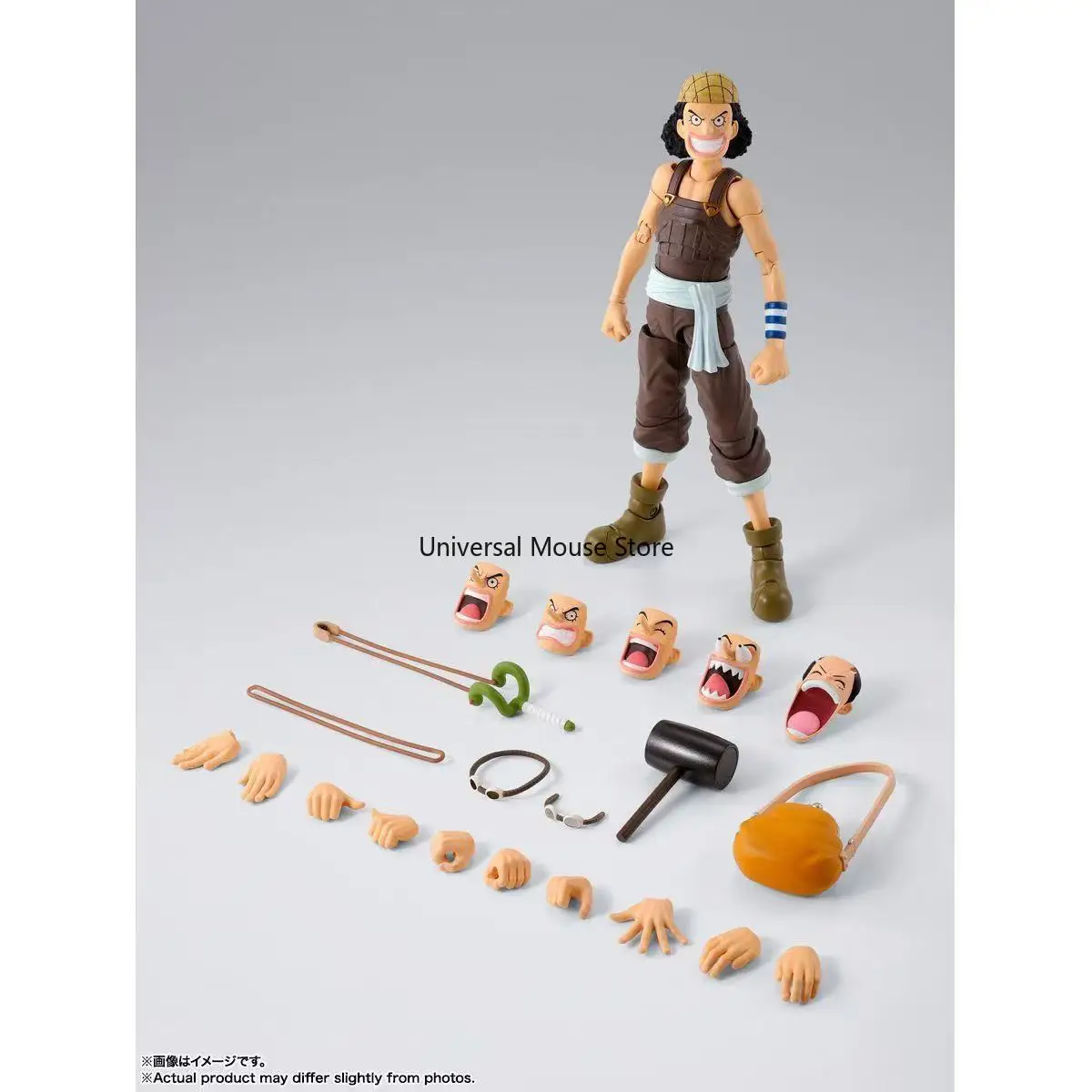 

Фигурка Bandai SHF One Piece: Усопп лежащий (из серии Dawn of Adventure), подвижная модель-кукла