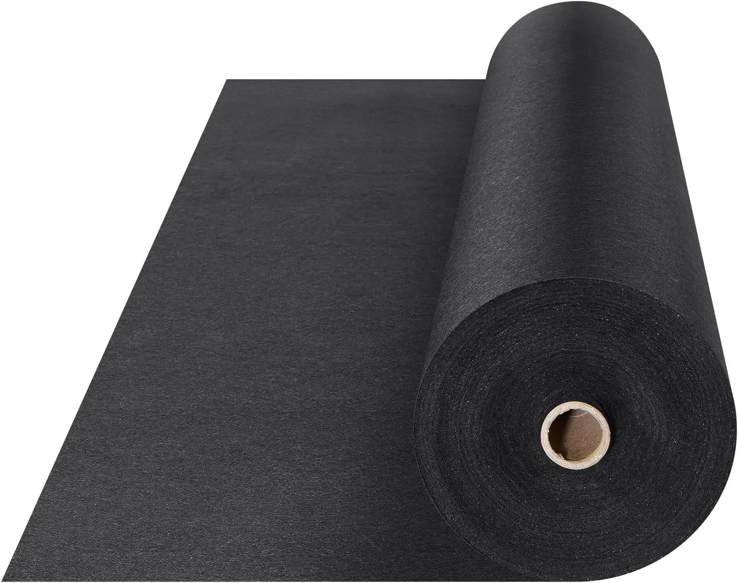 Geotextile Landscape, 4ft x 100ft 8 oz Non-Woven PP Drainage 350N Tensile Strength & 440 N Load Capacity, for Ground Cover