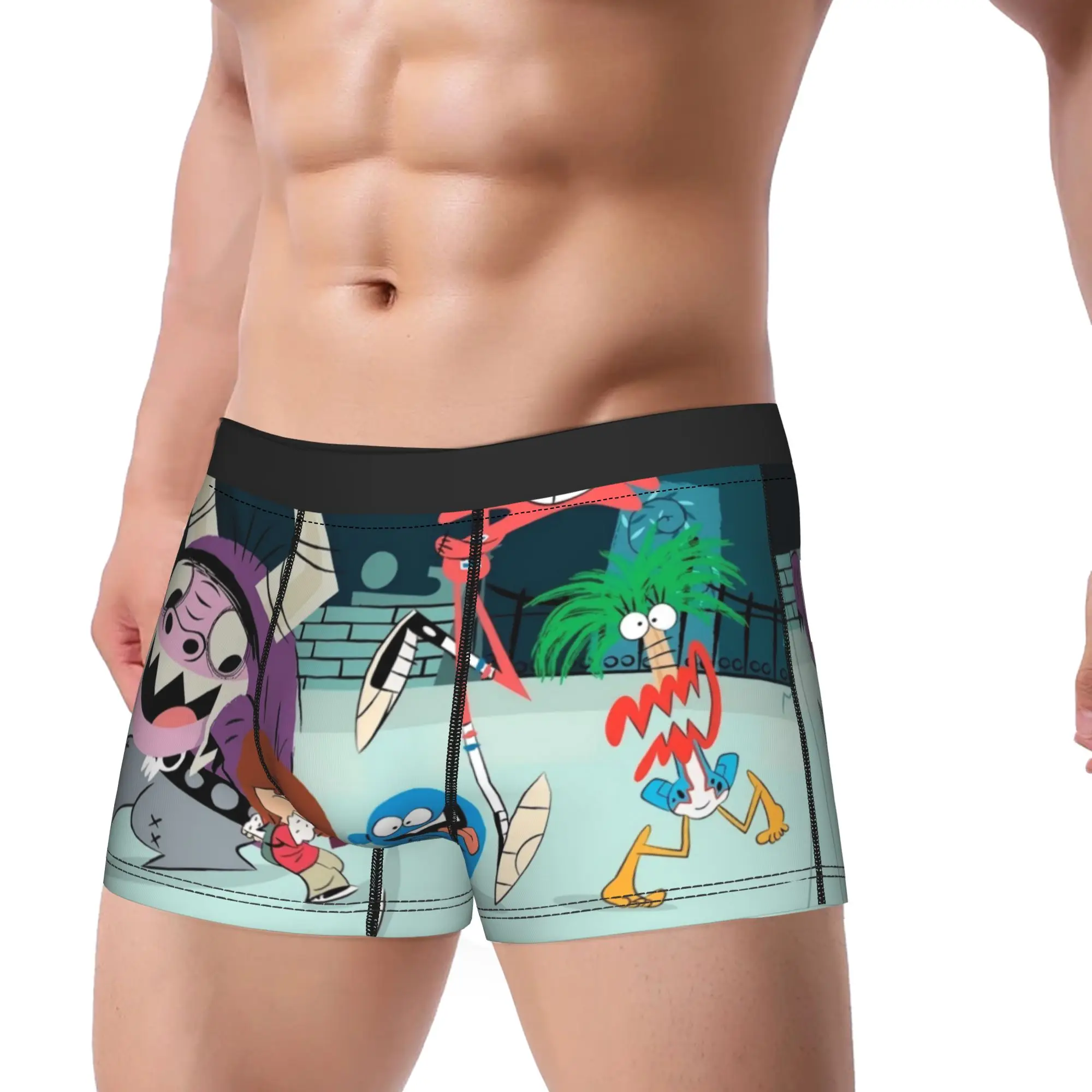 Fosters Home for Imaginary Friends Underpants Breathbale Panties Men's Underwear  Comfortable Shorts Boxer Briefs