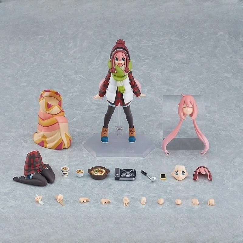 Max Original Figma Series Kagamihara Nadeshiko: Wersja DX Anime Figurka Akcji Model do Składania Zabawki Kolekcjonerskie Model Ozdoby