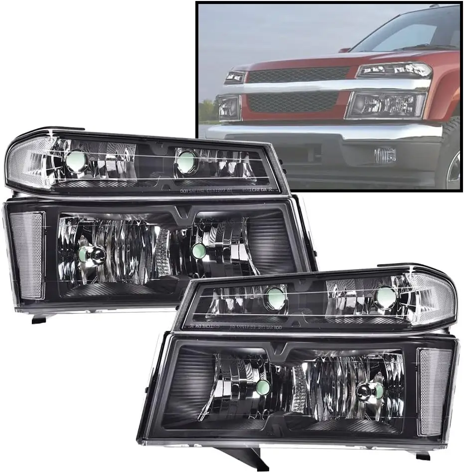 

Фары в сборе, совместимые с Chevy Colorado/GMC Canyon 2004-2012, подходят для Isuzu i-280 i-350 2006, подходят для Isuzu i-290 i-370 2007-20