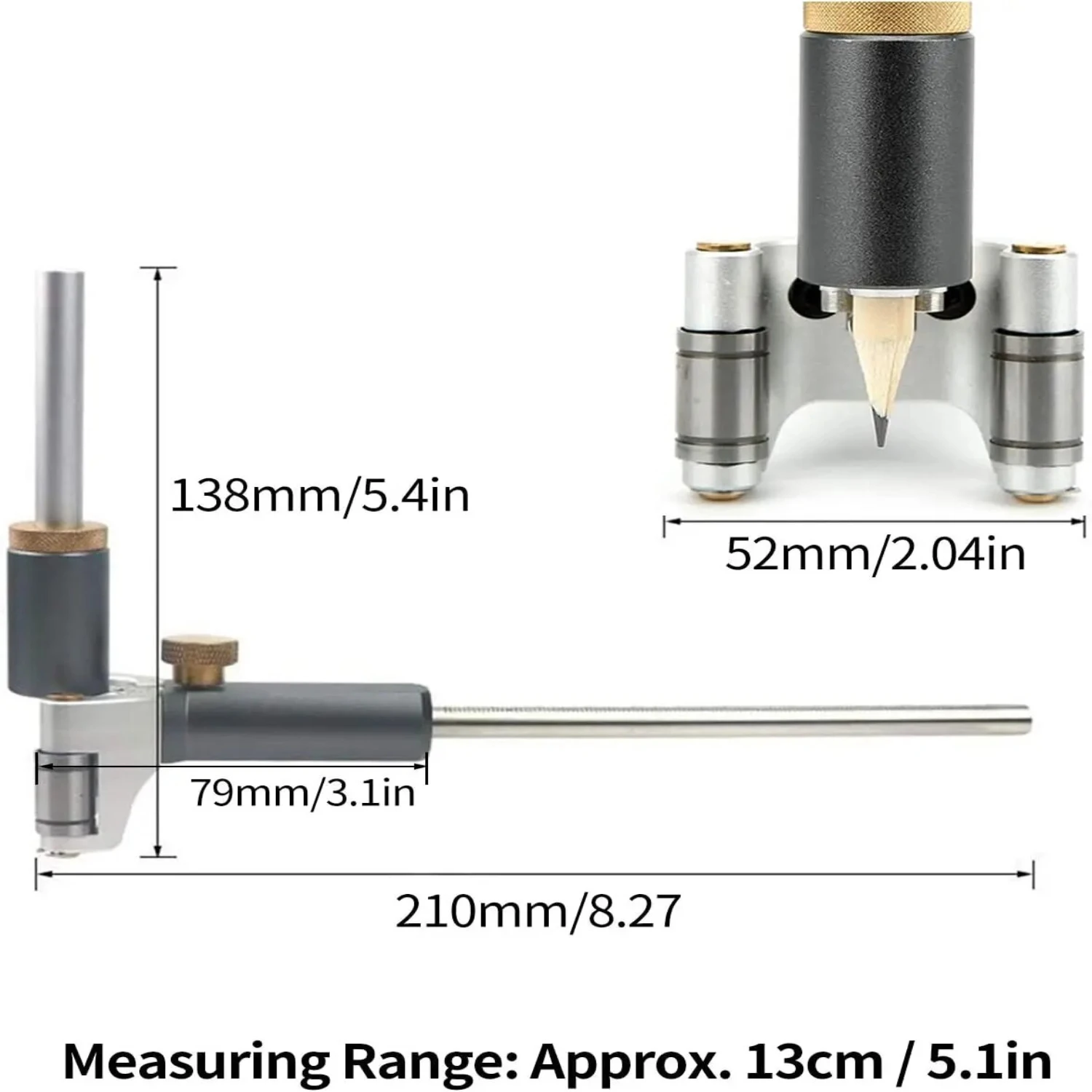 Adjustable Essential Wooden Parallel Scribing Wheel Marking Gauge for Accurate and Precise Line Drawing in Woodworking - Essenti