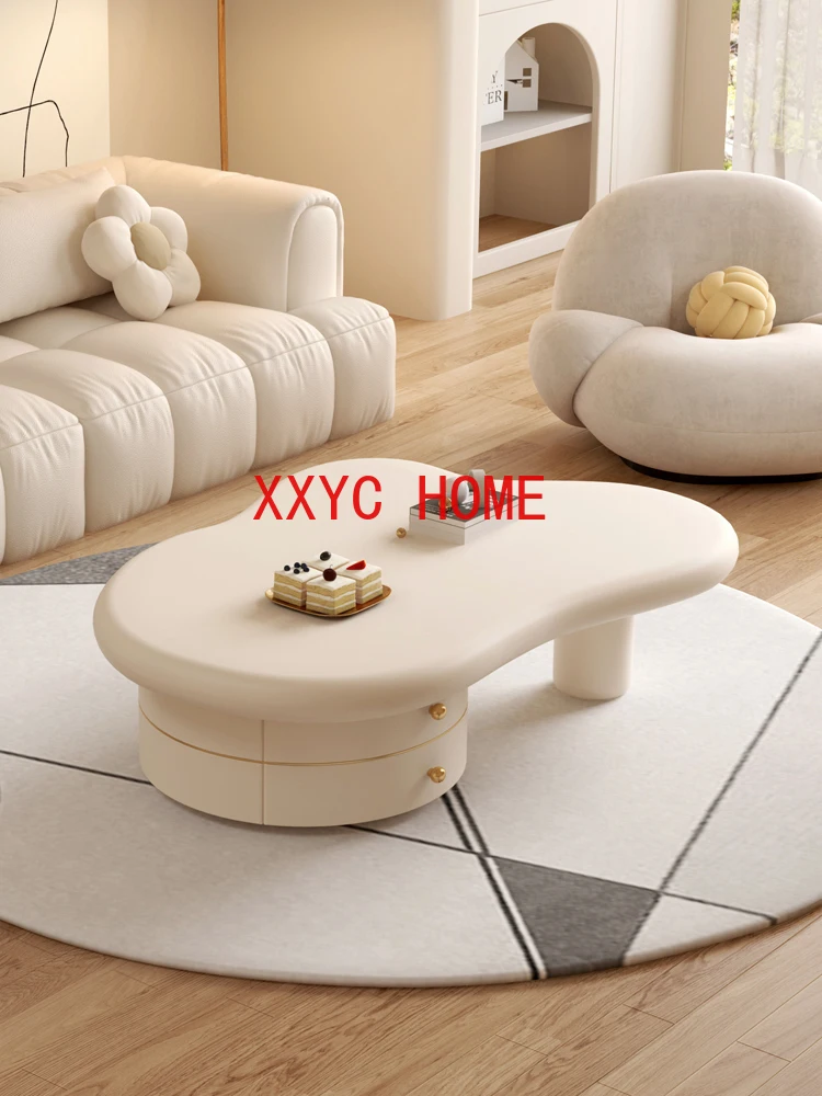 Net Red Cream Wind Suspension Acrylic Cloud Tea Table