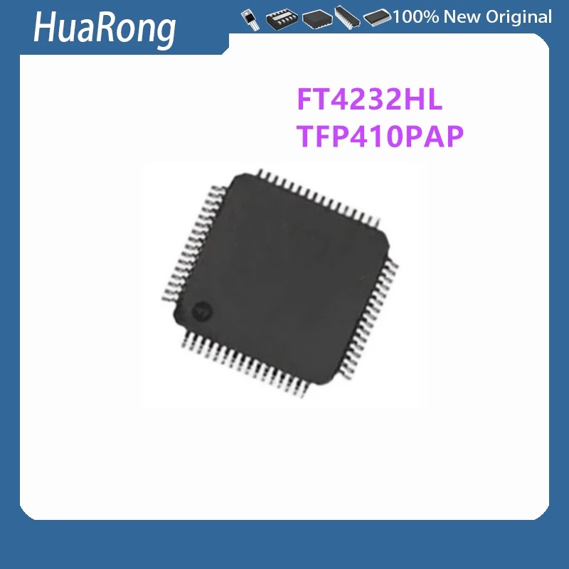 1Pcs/Lot FT4232HL FT4232 TFP410PAP TFP410 QFP64