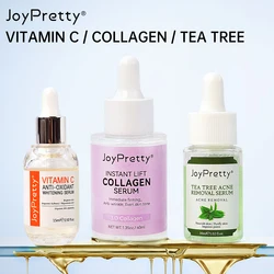 JoyPretty Vitamin C Collagen Face Serum Dark Spots Remover Anti Aging Pore Shrink Moisturizing Serum Facial Skin Care Cosmetics
