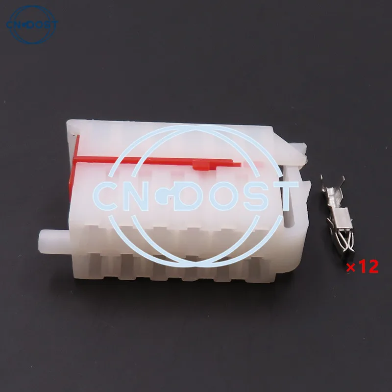 

1 Set 12 Pin 3.5 Series 357 945 971 White Wire Connector AC Assembly Automotive Wiring Terminal Plug 357945971 Socket 928569