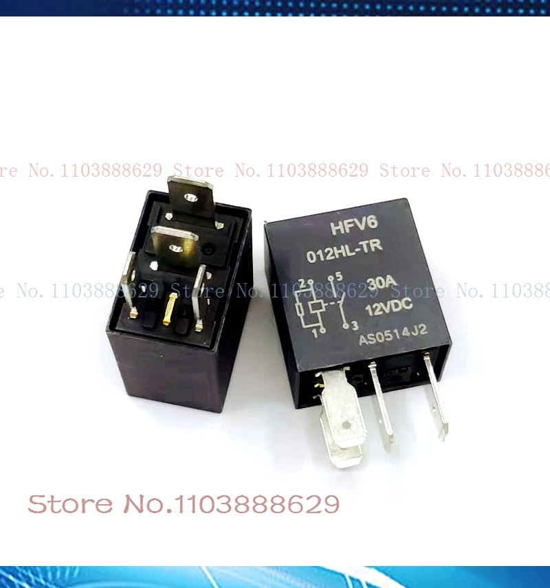 จุ่ม HFV6-012HL-TR-4 30A12V