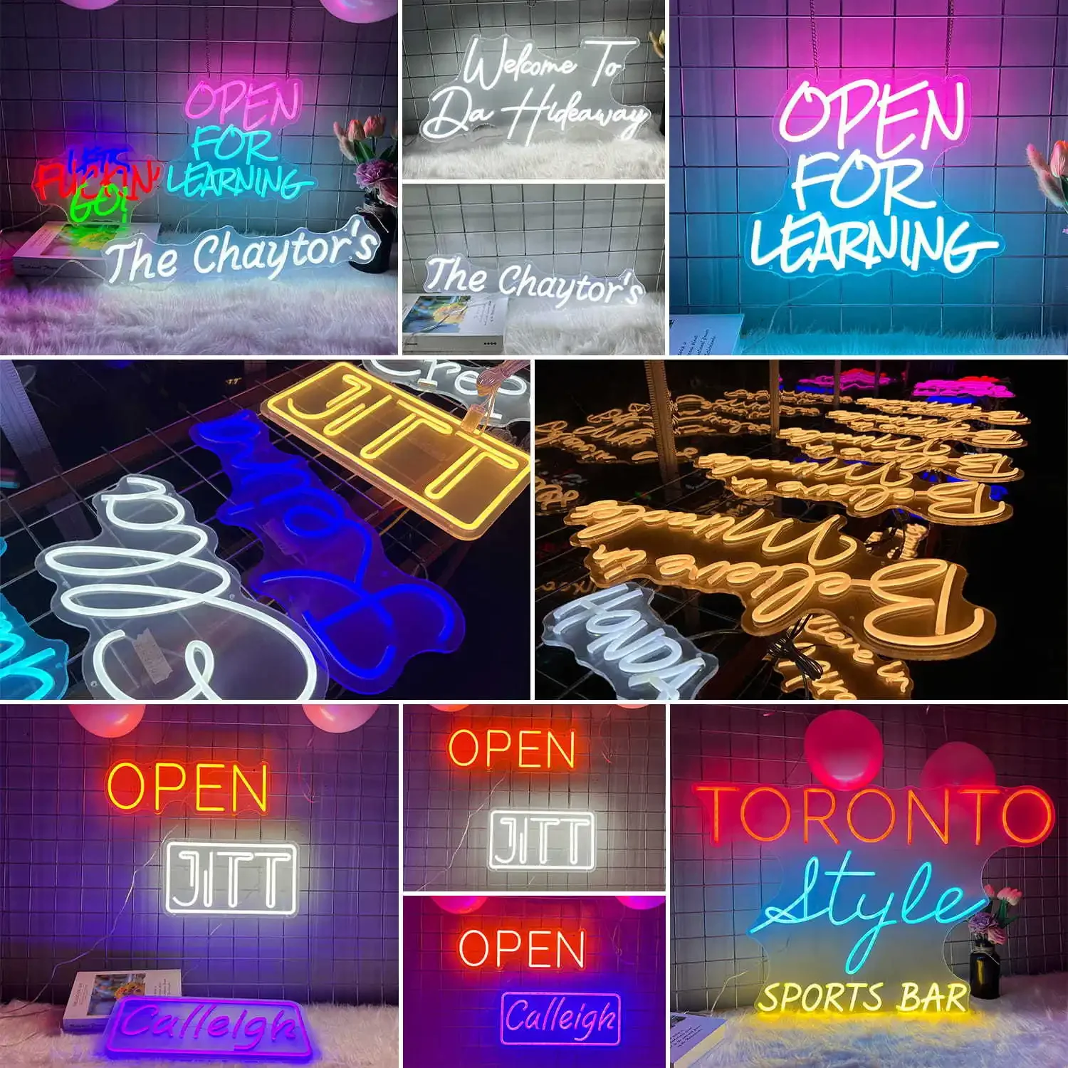 Factory Direct Sale LED Neon Light Strip for Eye-catching Wall Decorations