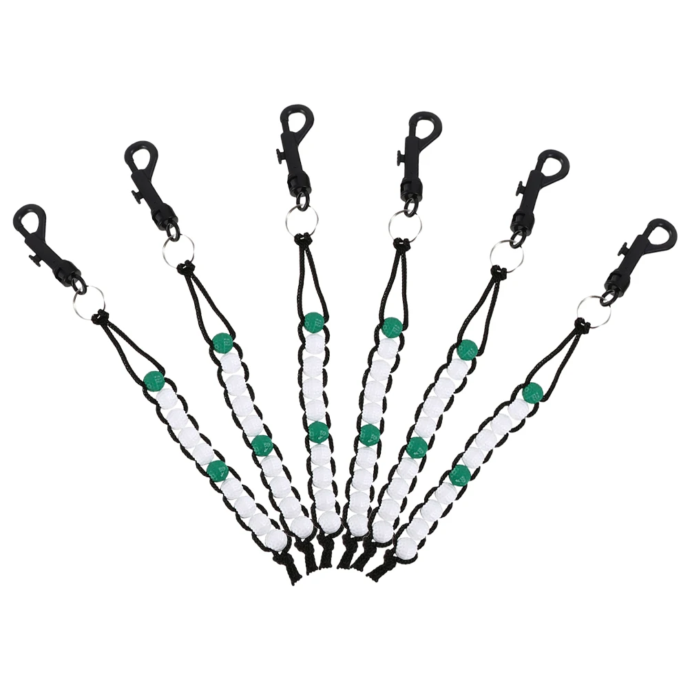 

6 Pcs Golf Scorer Putt Tracker Accessories Counter for Tool Counting Device Miss