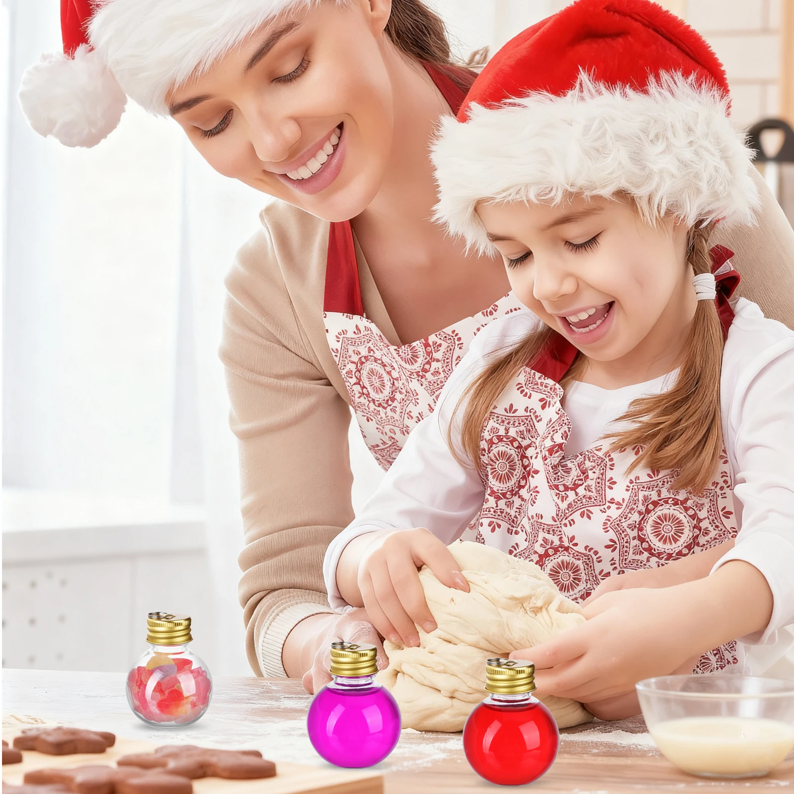 

10Pcs Bulb Shaped Bottles Transparent Portable Milk Juice Bottles Leak Proof Airtight Storage for Travel Work School Usage