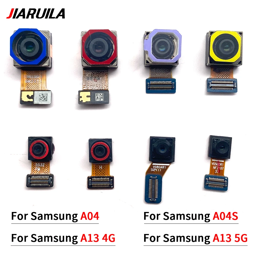 Camera Back Front For Samsung A04 A04E A04S A13 A14 4G 5G A145F A146B A135F A136B Main Rear Camera Flex Cable Parts