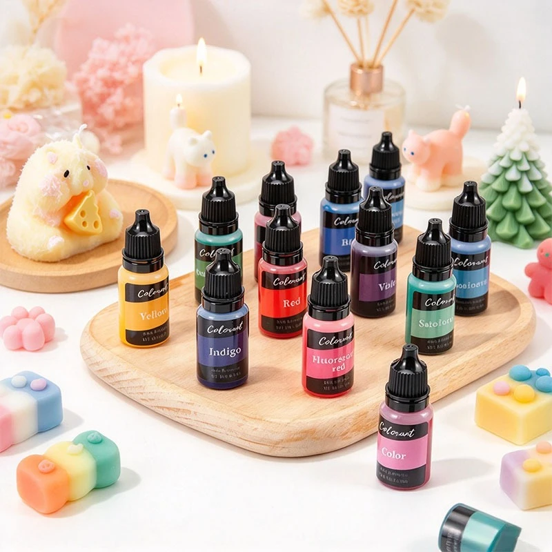 36 Colors 10ml Oil Based Liquid Dye Pigment Kit DIY Colorant for Candle Handmade Soap Silicone Squishy Craft