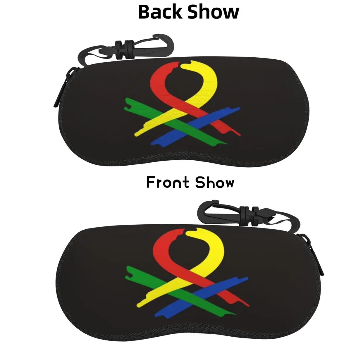 

United Colors Of Benetton Shell Glasses Case Portable Sunglasses Box Women Men Soft Eyeglasses Bag Pouch