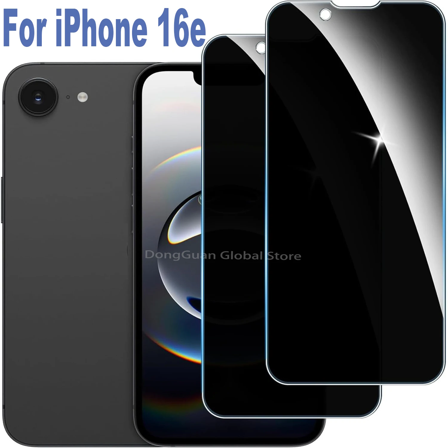 

For iPhone 16e Secret Privacy Tempered Glass