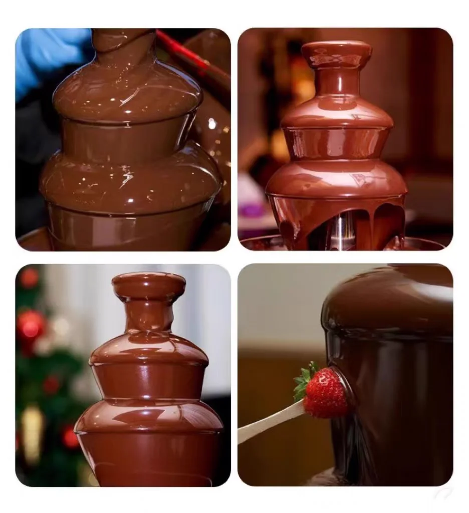 

Машина для шоколадного фонтана, мини-трехслойная машина для плавления водопадом своими руками, плавильная башня с подогревом, домашняя вечеринка, детская активность