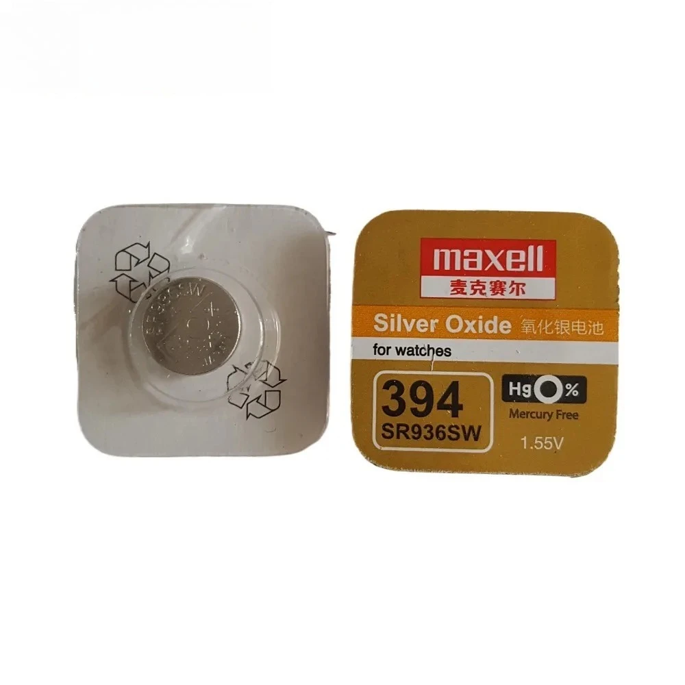 1-10PCS Maxell SR936SW 394 1.55V Silver Oxide Button Battery Long Lasting For Watch Calculator Toys Small Electronic Gadgets view 2