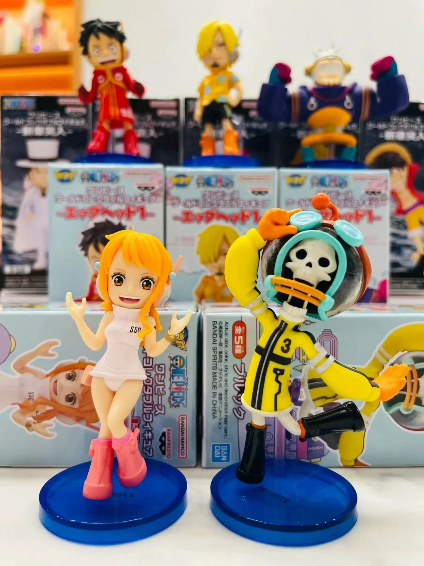 In Stock Bandai One Piece Wcf Egg Head Island Departure 2 Solon Shoping Joba Robin Landscape Handmade Gift
