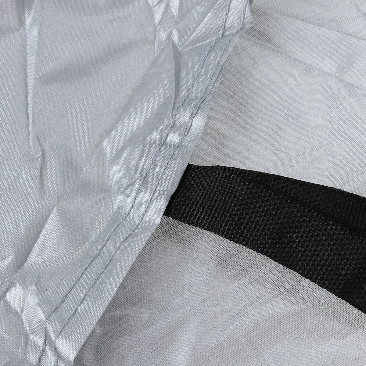 M/L/XL/XXL يغطي السيارات العالمية داخلي في الهواء الطلق يندبروف مكافحة الغبار الأشعة فوق البنفسجية الشمس المطر الثلوج حماية SUV غطاء سيارة كامل الفضة