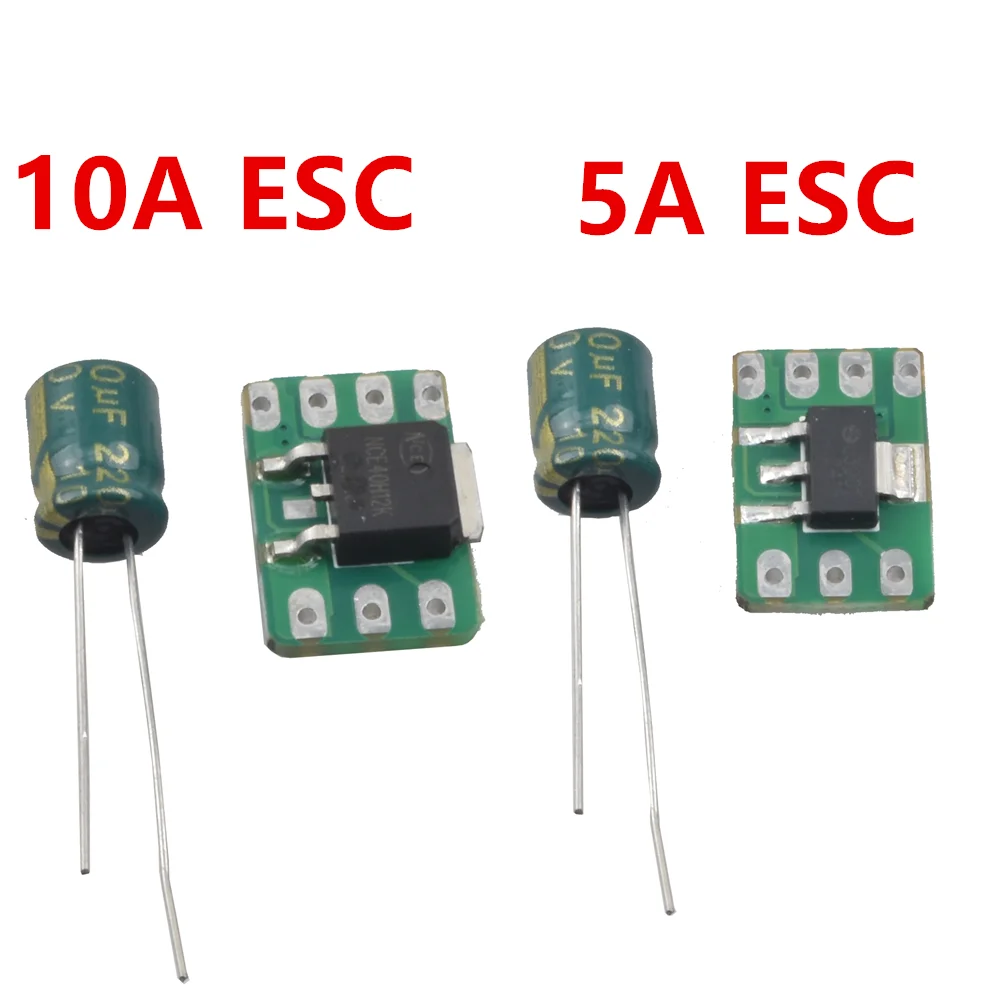 Ultraleichtes Mini-Einzelweg-5a/10a gebürstetes Esc 1s Lipo elektrische Geschwindigkeitsregelung Batterie/Empfänger/Motor Einweg-Esc F Rc-Flugzeug