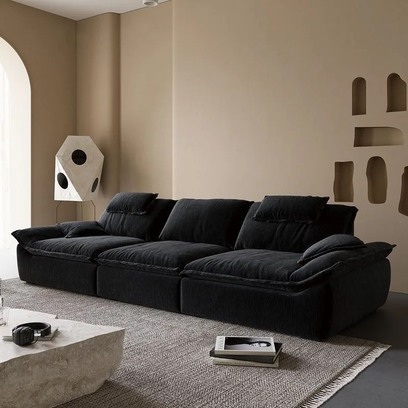

Sailing wide sitting deep backrest adjustment sofa living room small apartment chenille sofa