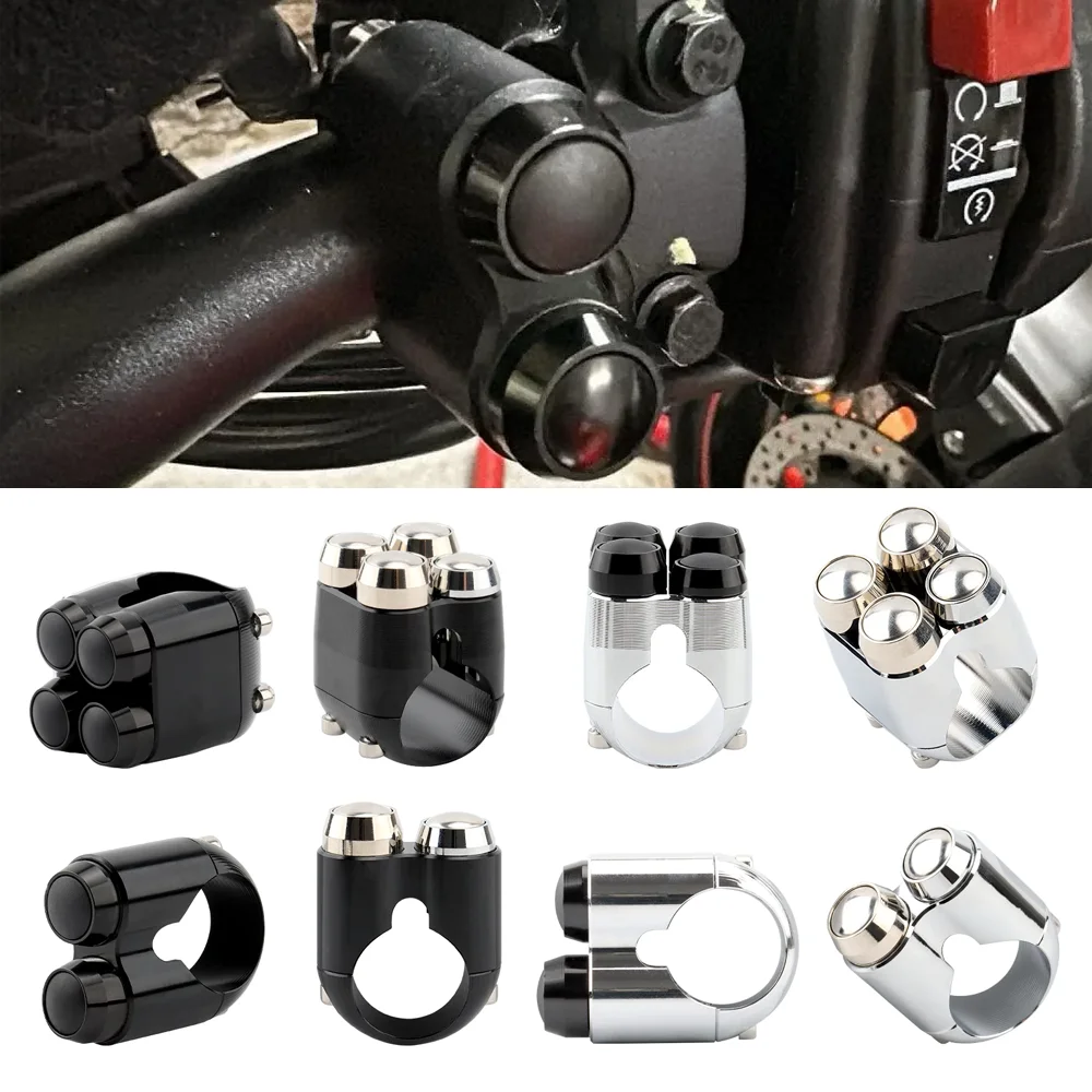 

1" 25mm Motorcycle Handlebar Controller Switch Universal for Harley Honda Bobber Chopper Cafe Racer M-switch Push Buttons Switch