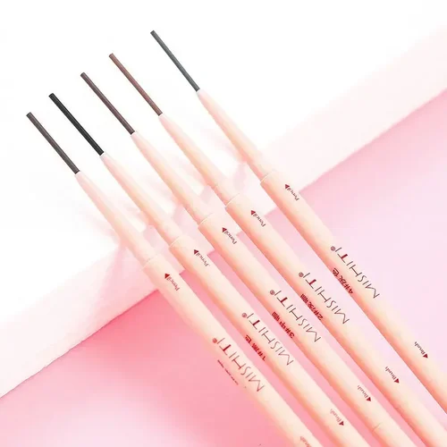 Imagen 2 del producto Lápiz de cejas ultrafino de 1,5mm, doble punta, resistente al agua, a prueba de sudor, potenciadores de cejas profesionales de larga duración, maquillaje para mujeres